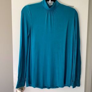 Loft Turquoise Long Sleeve Top